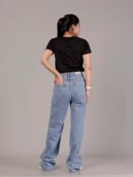 Sun Moon basic Regular Fit T-shirt for girl - Image 4